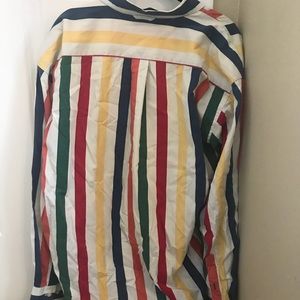 Large tommy bahama striped shirt